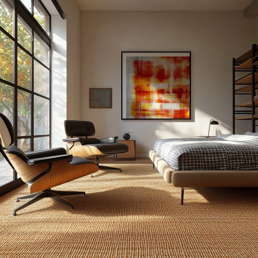 jute carpet bedroom 20