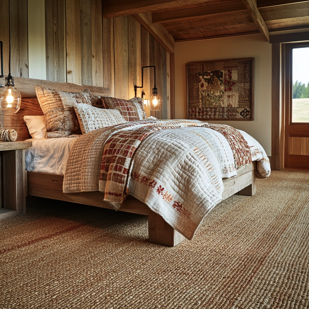 jute carpet bedroom 22