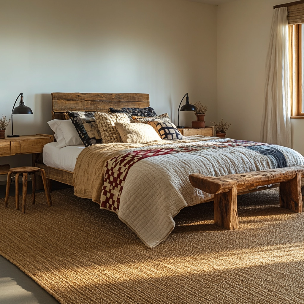 jute carpet bedroom 24