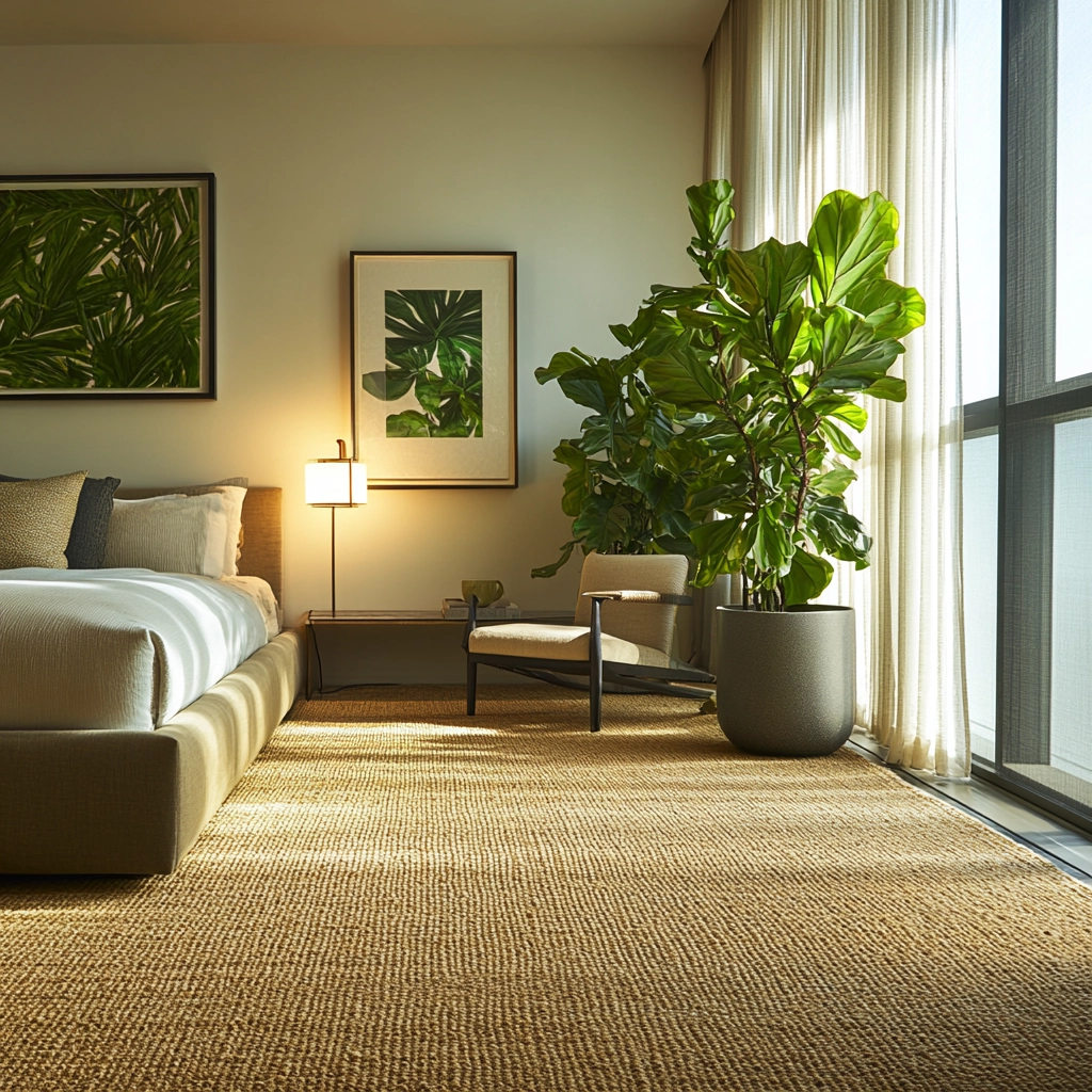 jute carpet bedroom 33