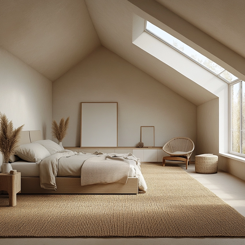 jute carpet bedroom 41