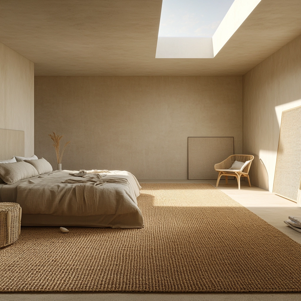 jute carpet bedroom 43