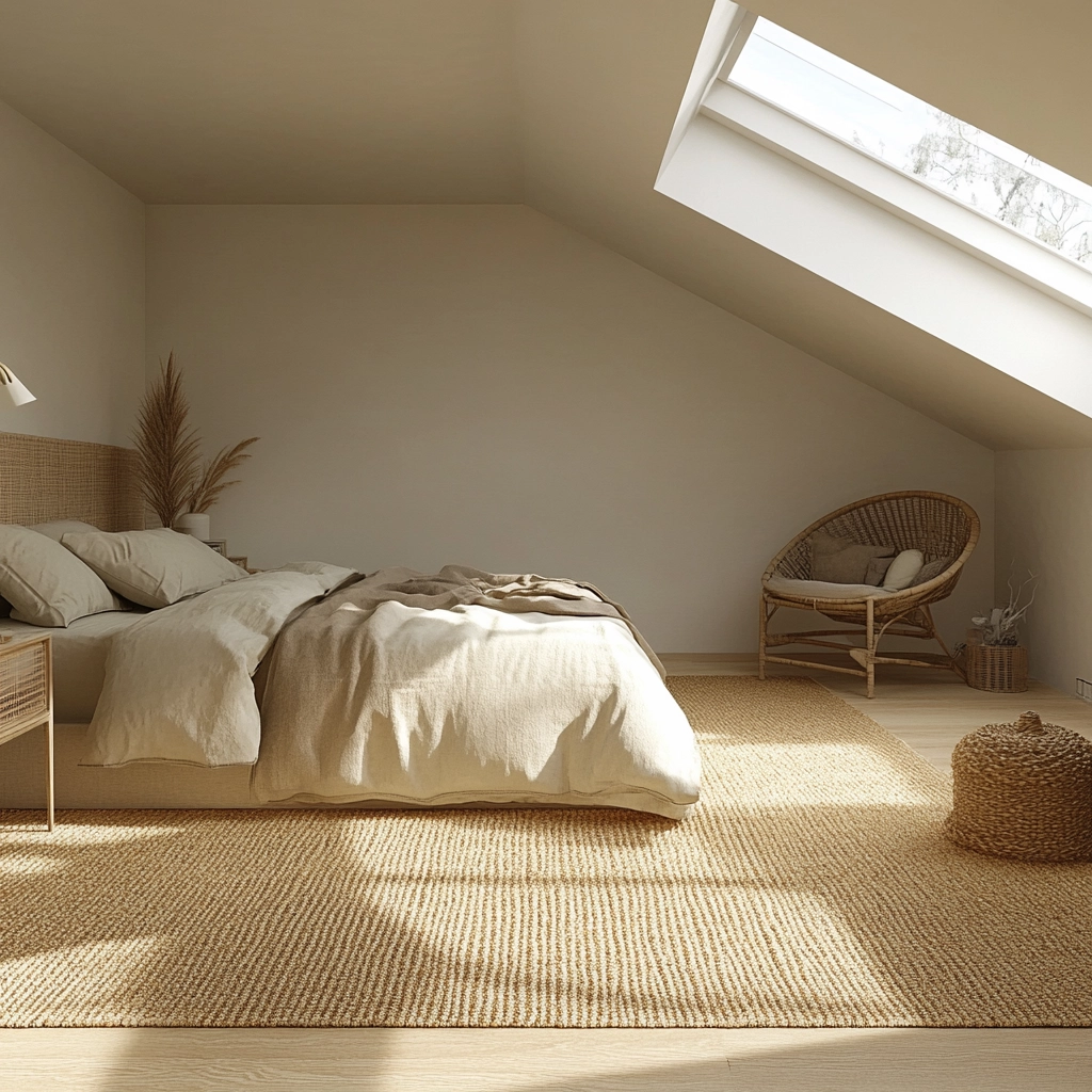 jute carpet bedroom 44