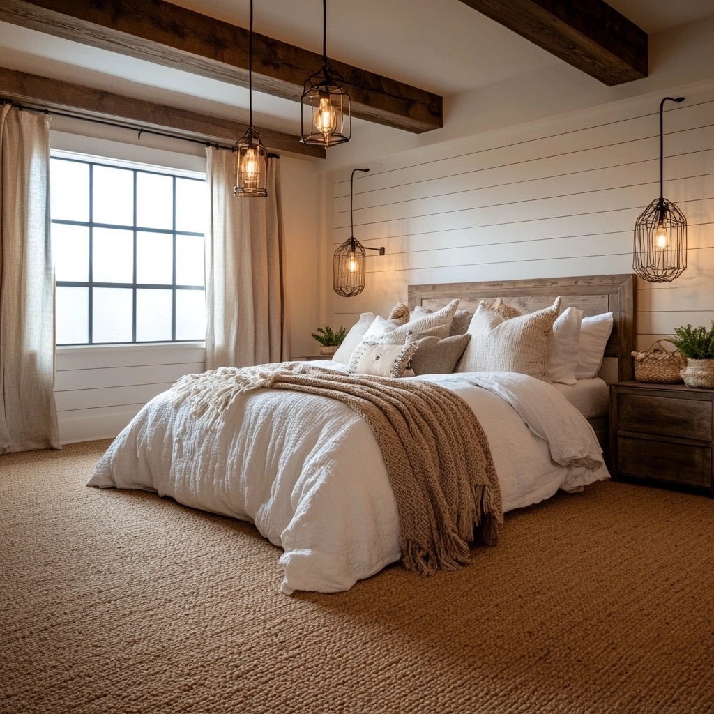 jute carpet bedroom 46