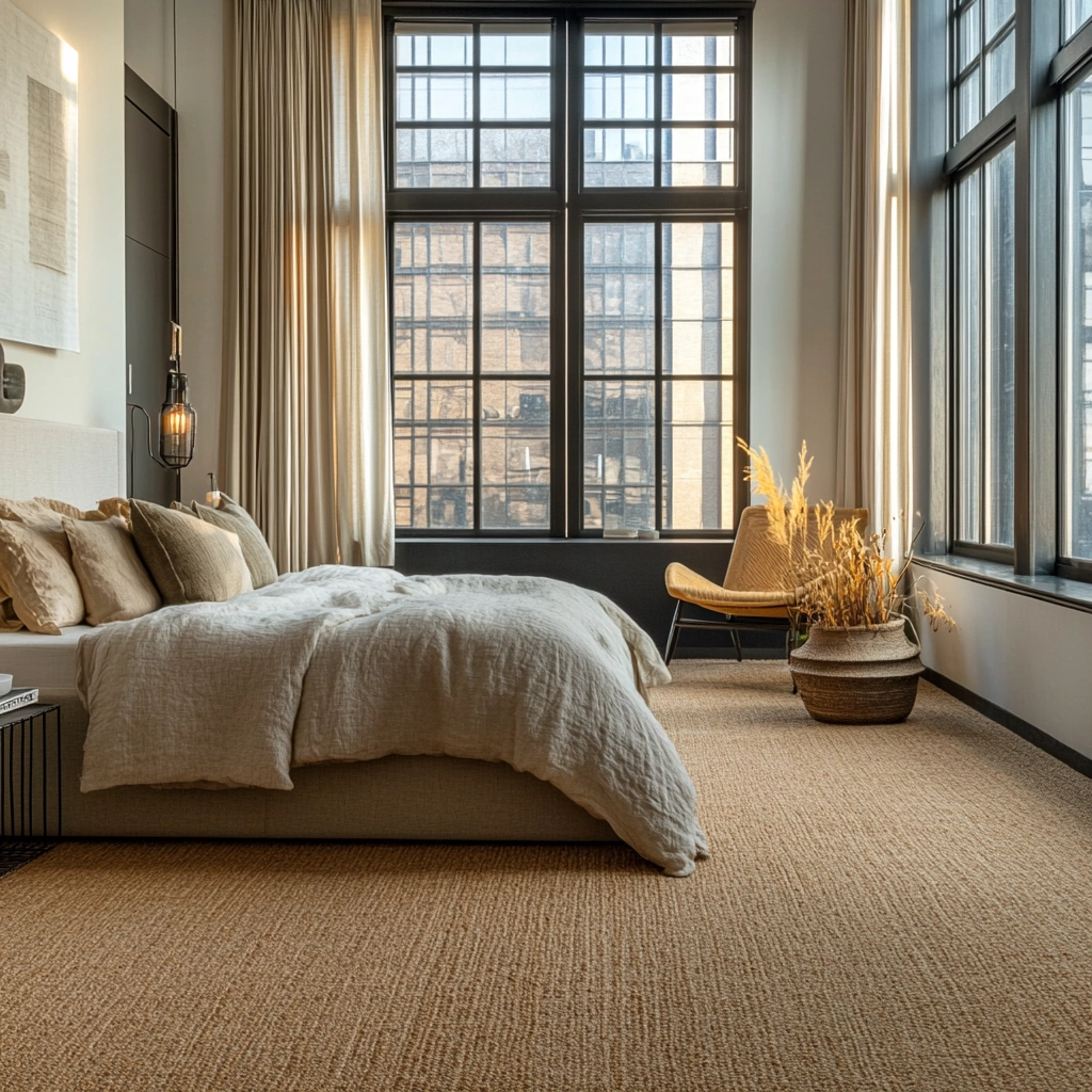 jute carpet bedroom 59
