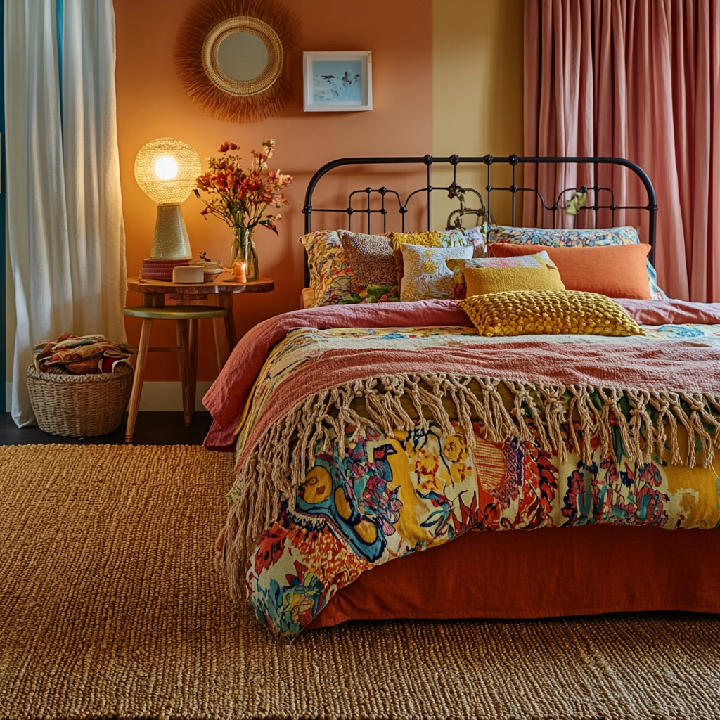 jute carpet bedroom 72