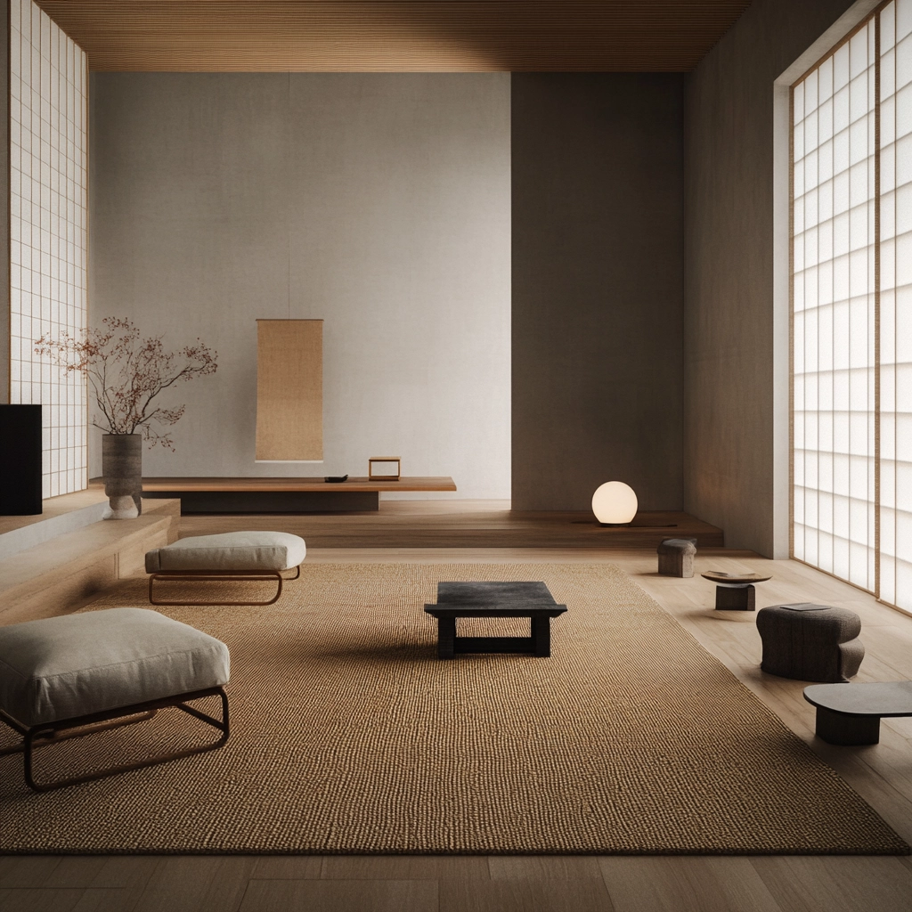 jute carpet living room 32
