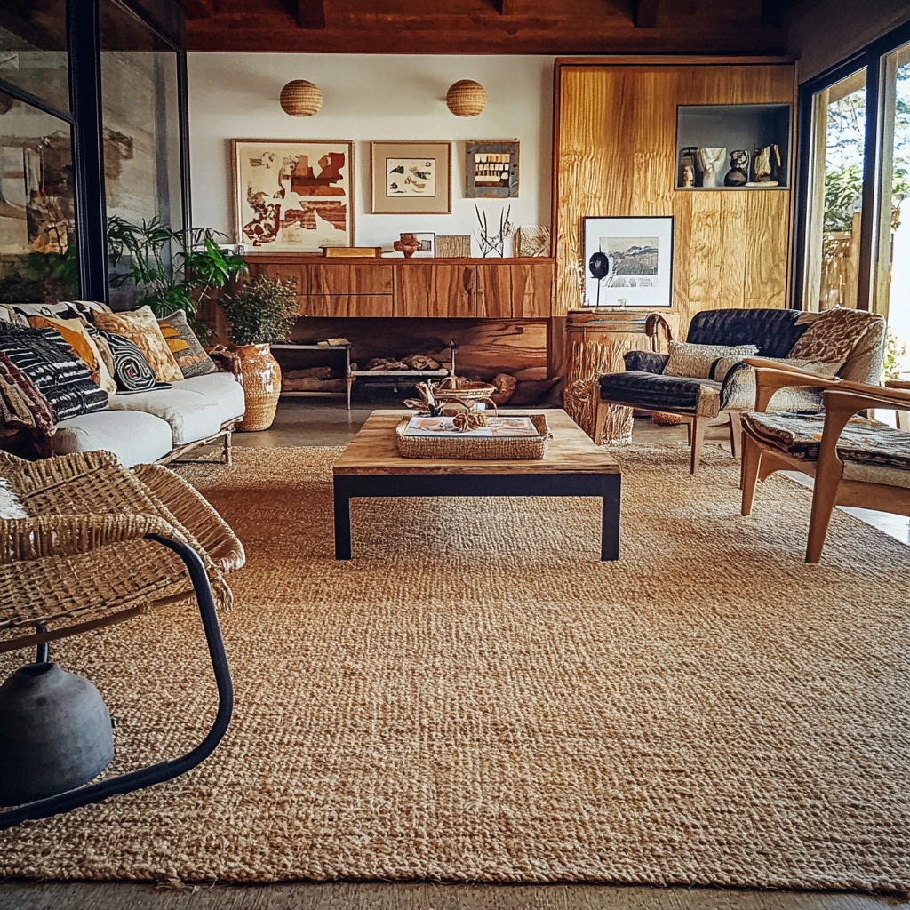 jute carpet living room 41