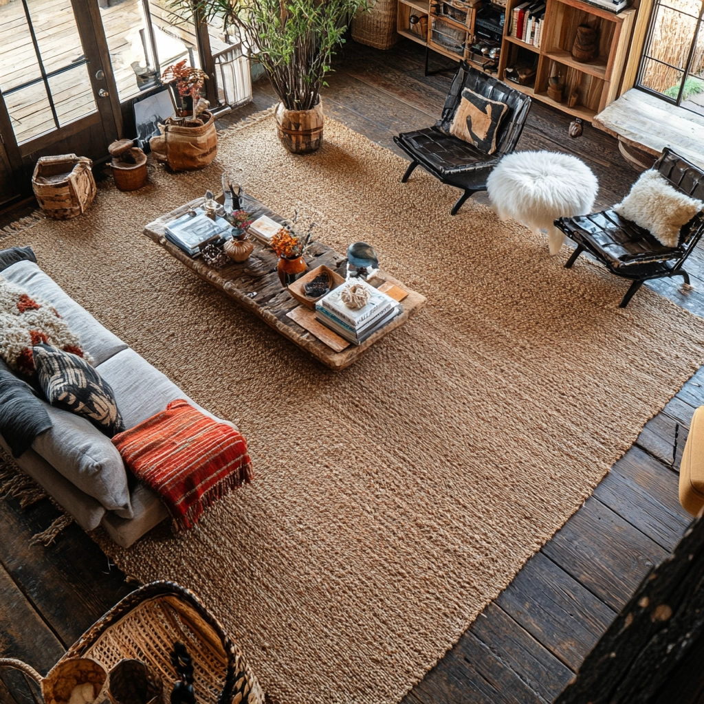 jute carpet living room 44