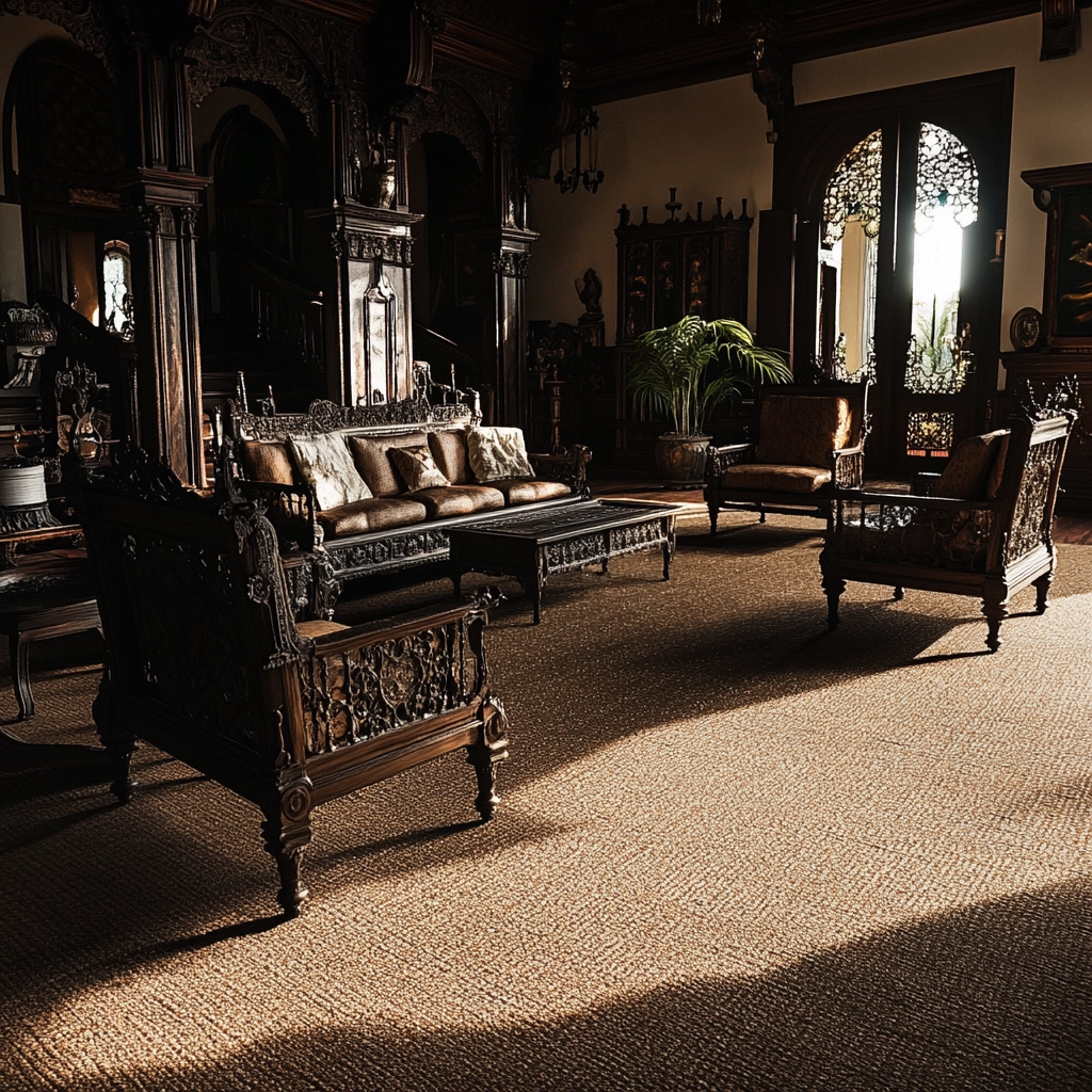 jute carpet living room 71