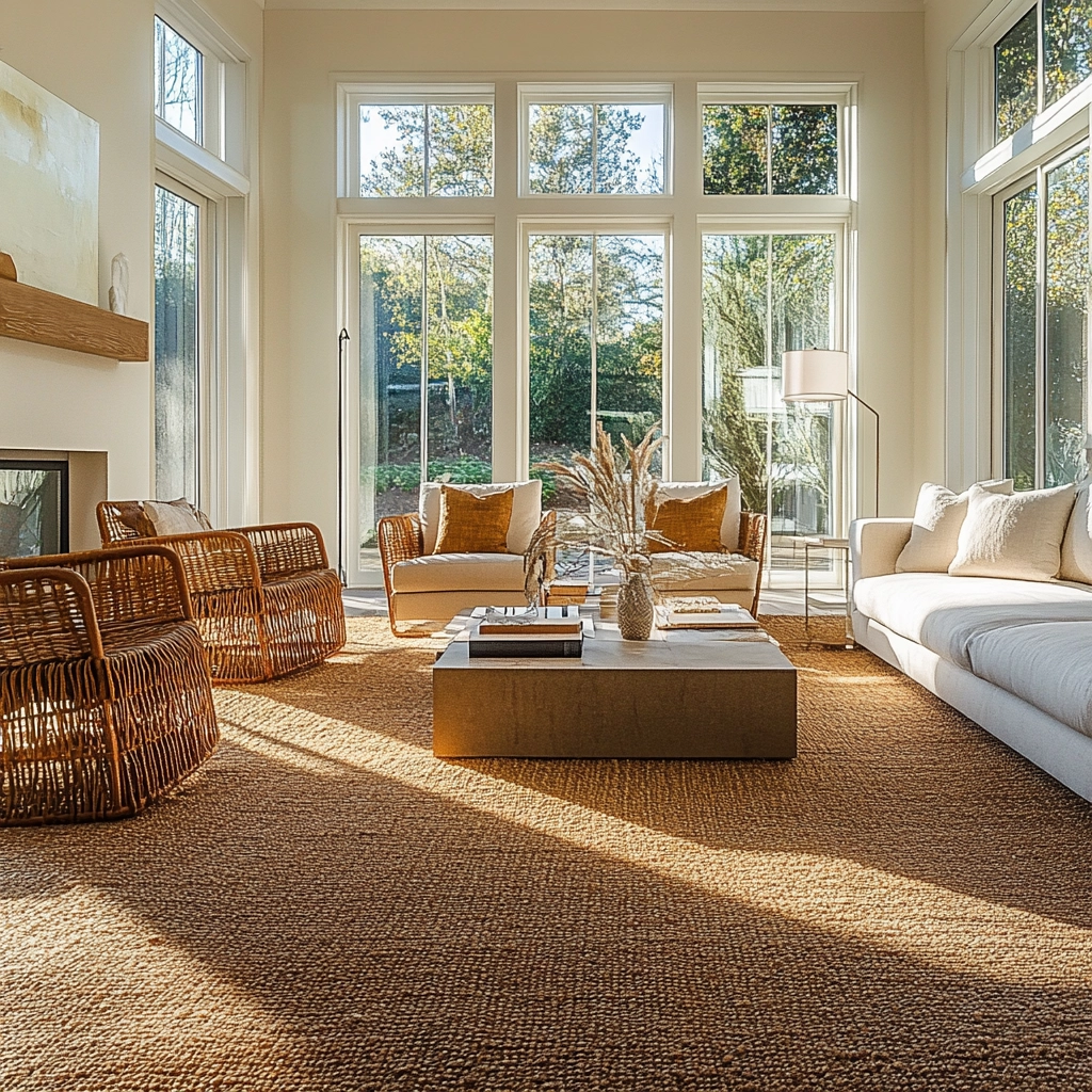 jute carpet living room 74