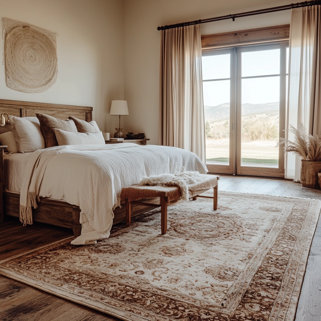 large bedroom rug 75