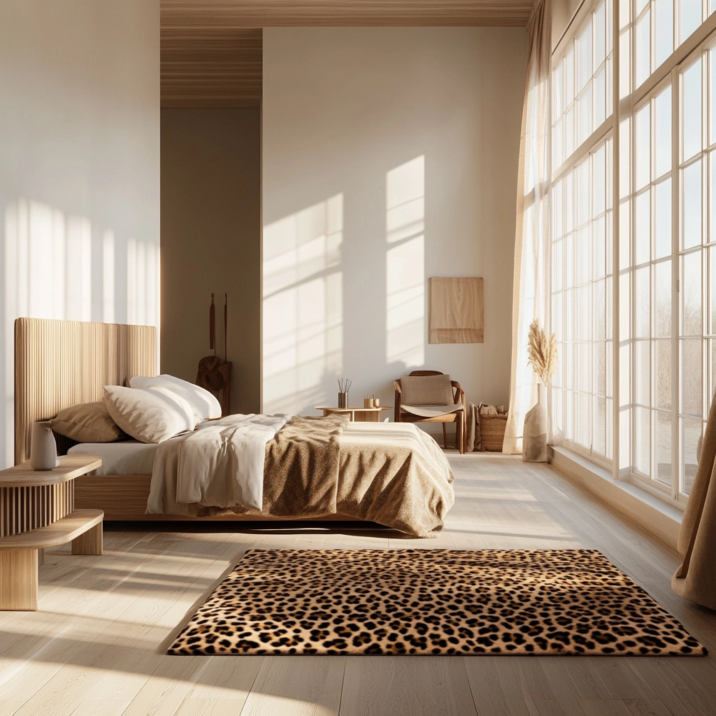 leopard print rug bedroom 10