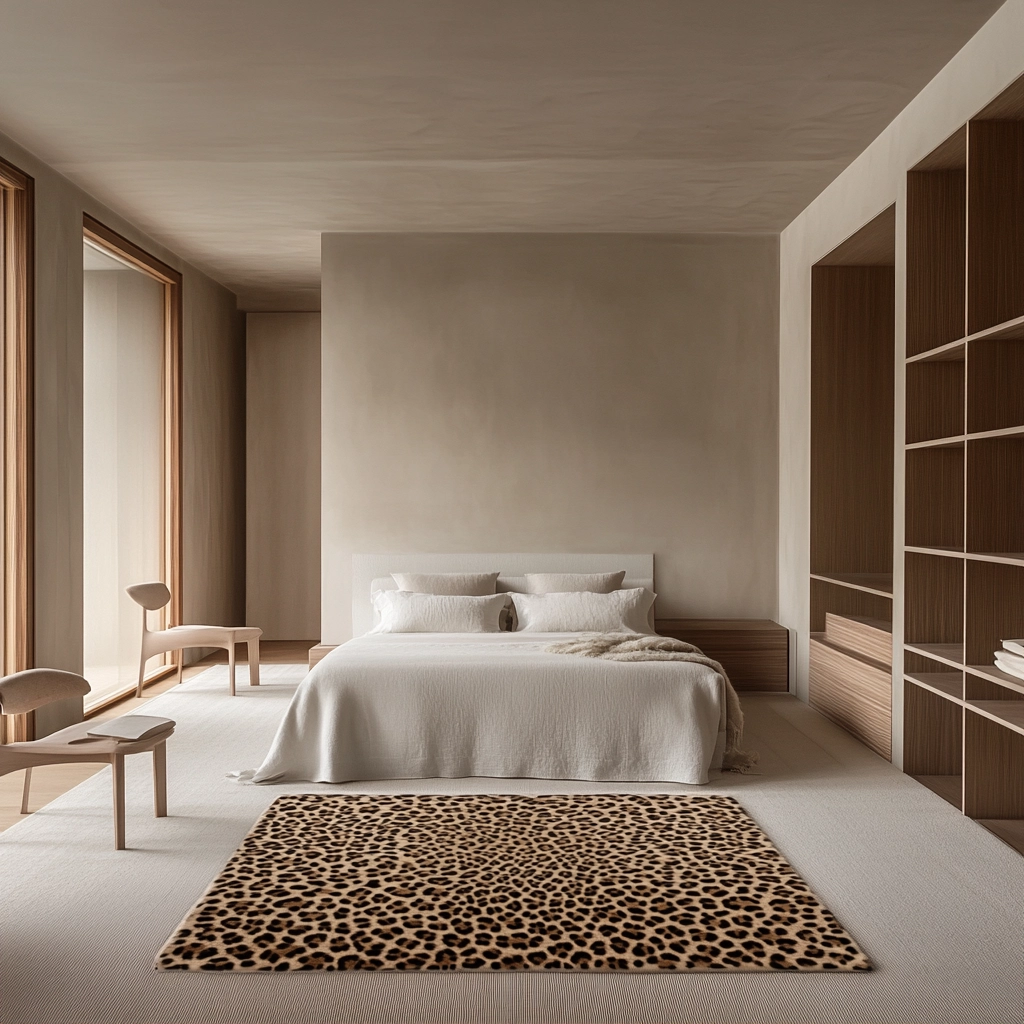 leopard print rug bedroom 22