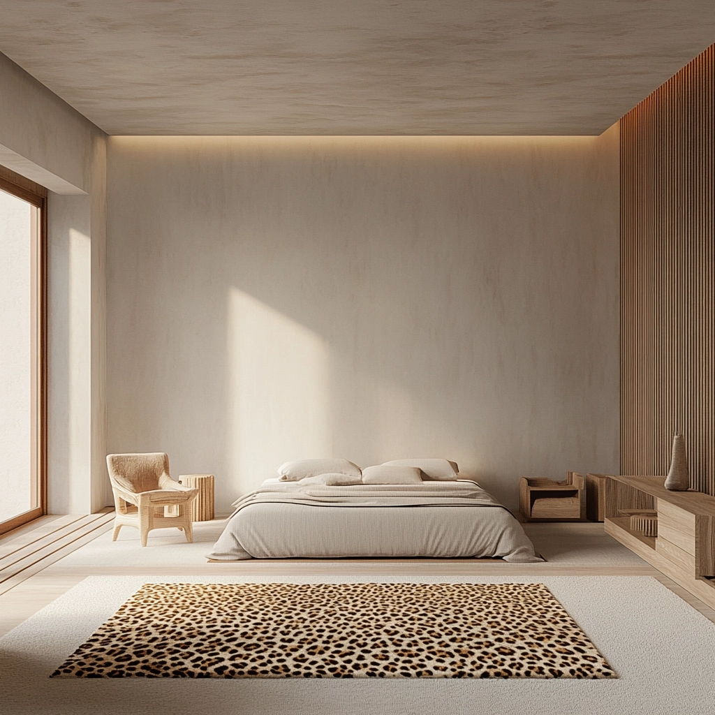 leopard print rug bedroom 24