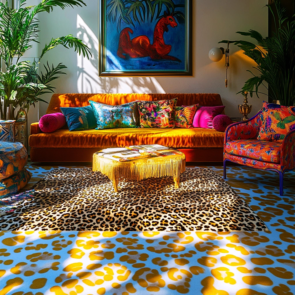 leopard print rug bedroom 25