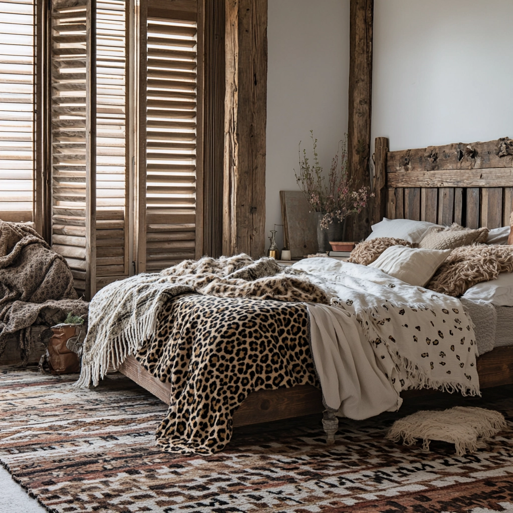 leopard print rug bedroom 29