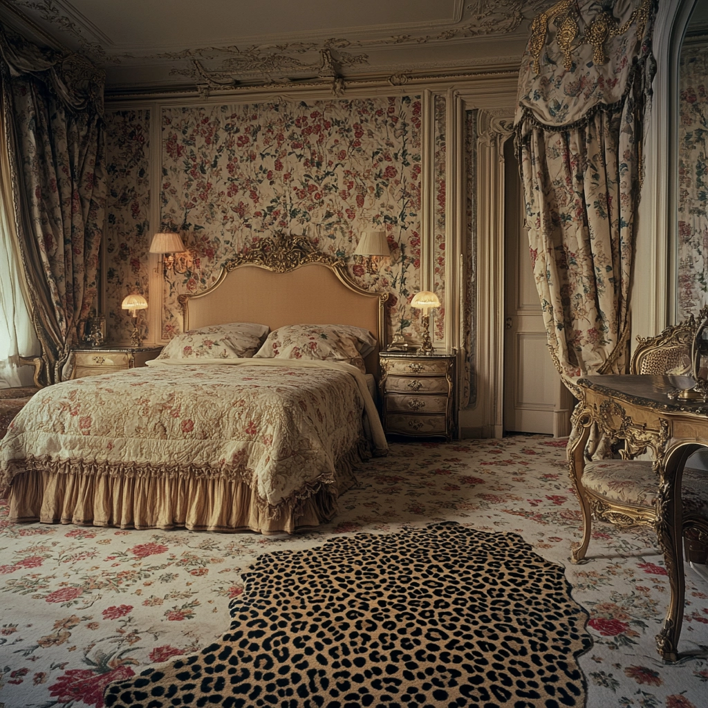 leopard print rug bedroom 34