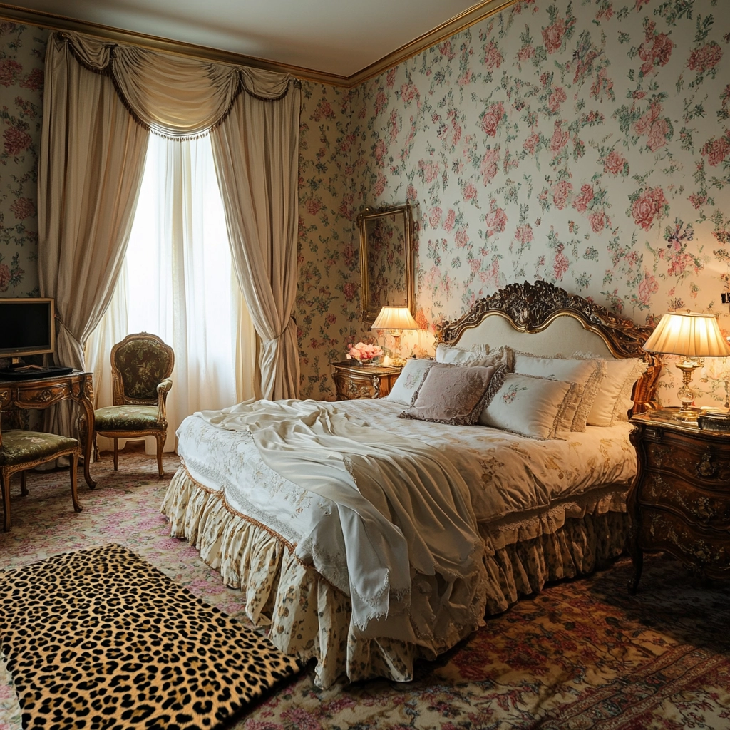leopard print rug bedroom 36