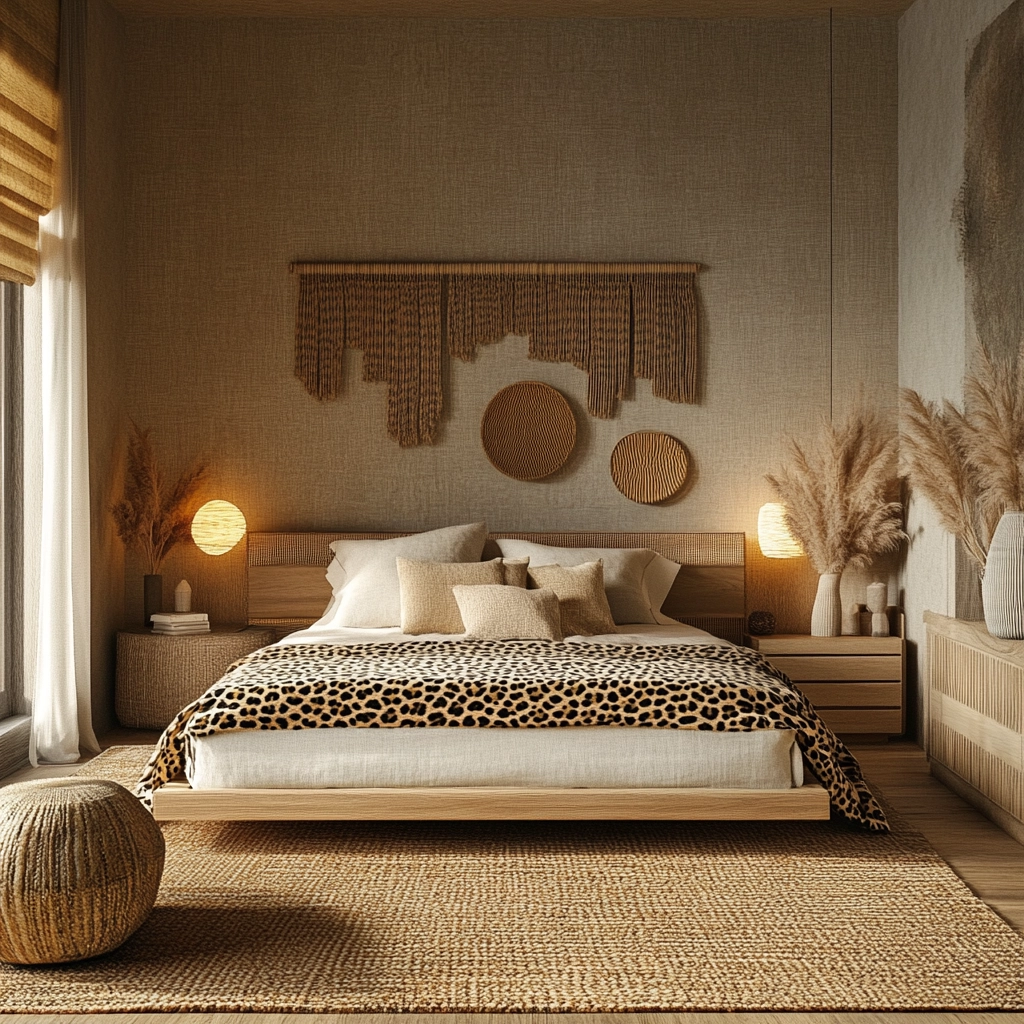 leopard print rug bedroom 4