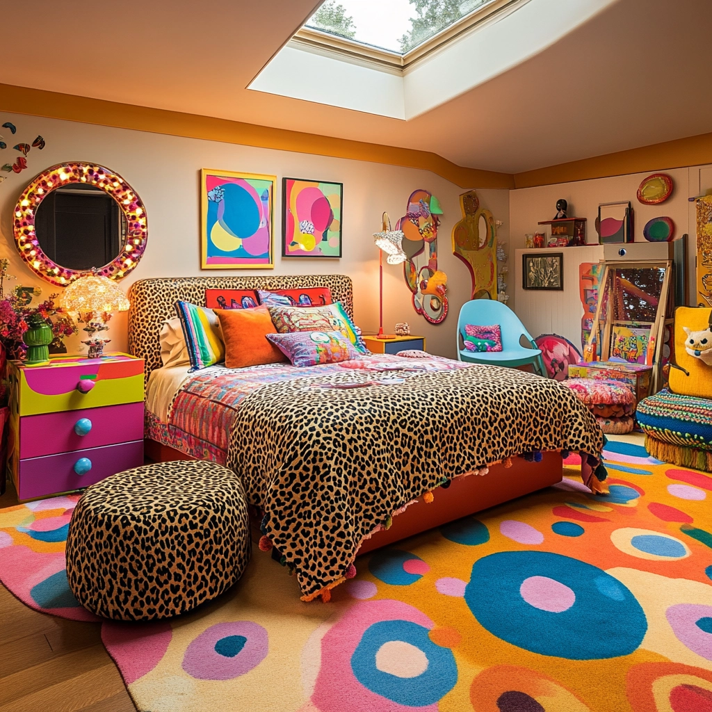 leopard print rug bedroom 46