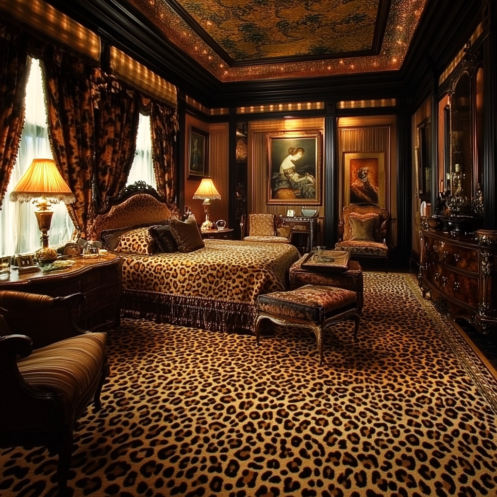 leopard print rug bedroom 51