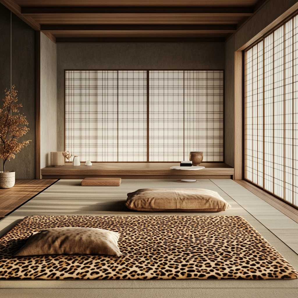 leopard print rug bedroom 58