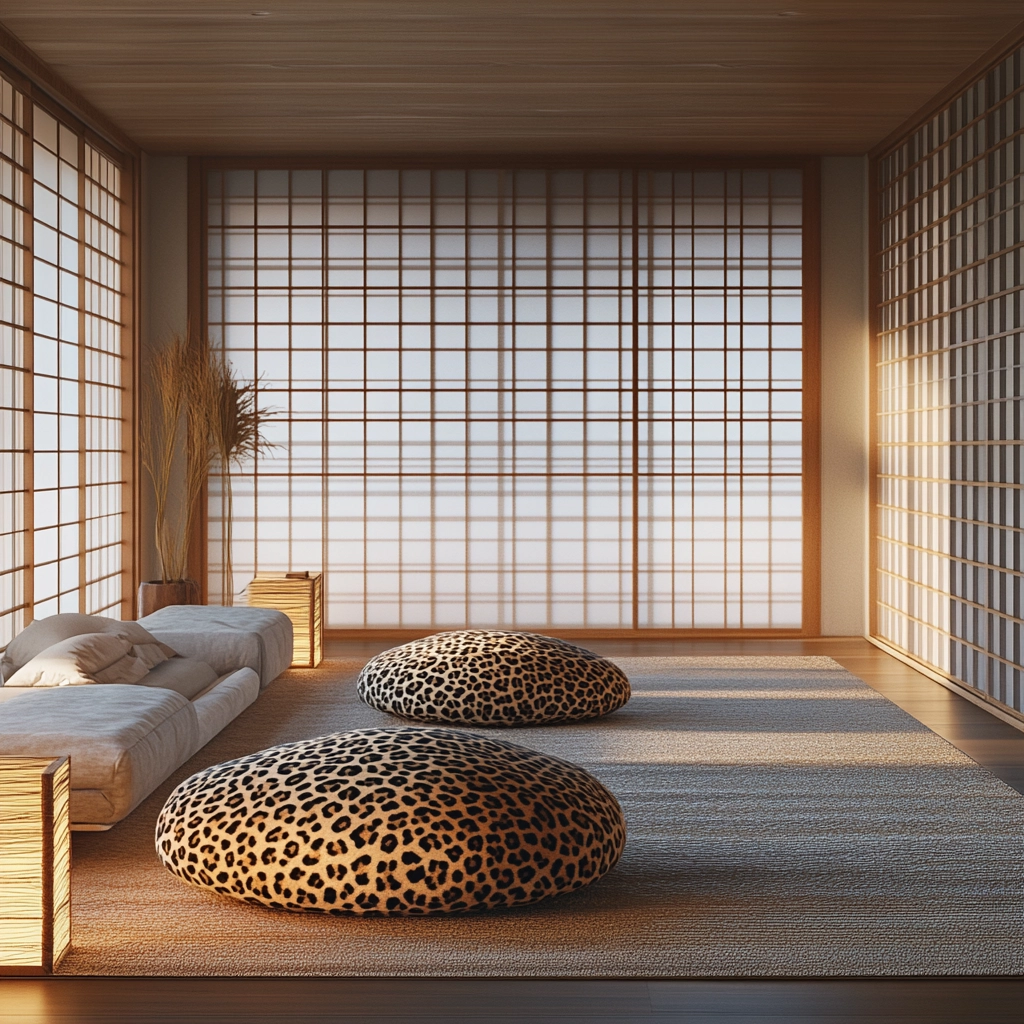 leopard print rug bedroom 59