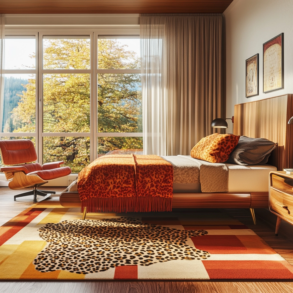 leopard print rug bedroom 62