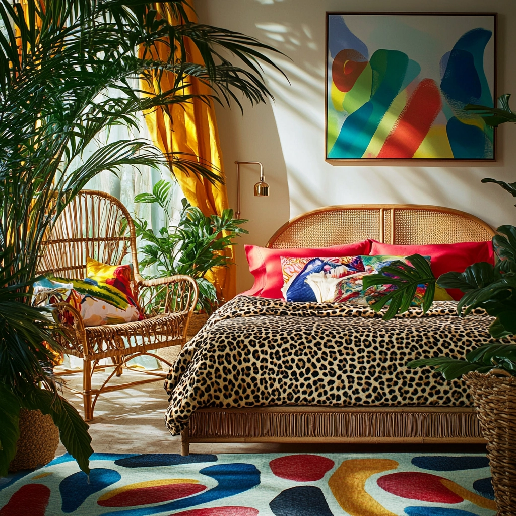 leopard print rug bedroom 68