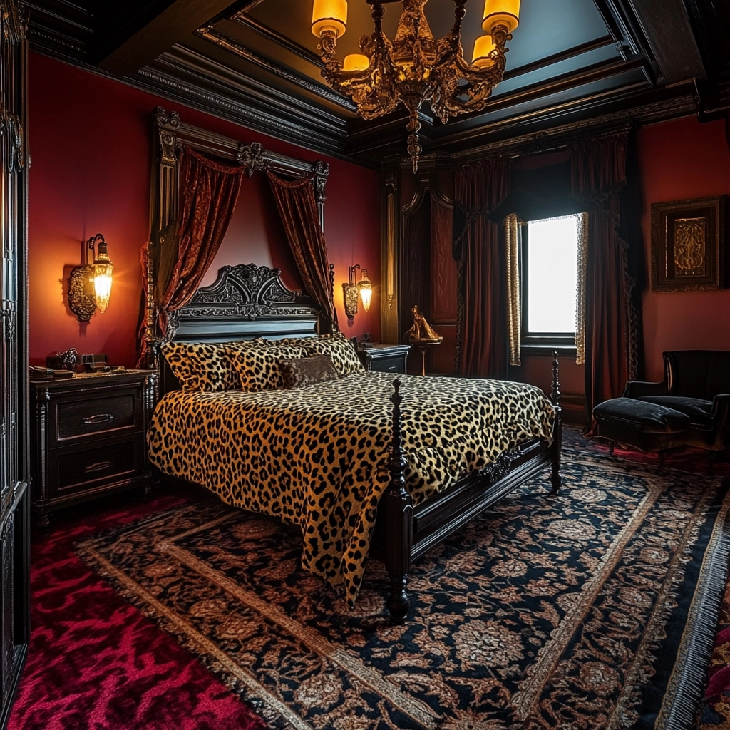 leopard print rug bedroom 71