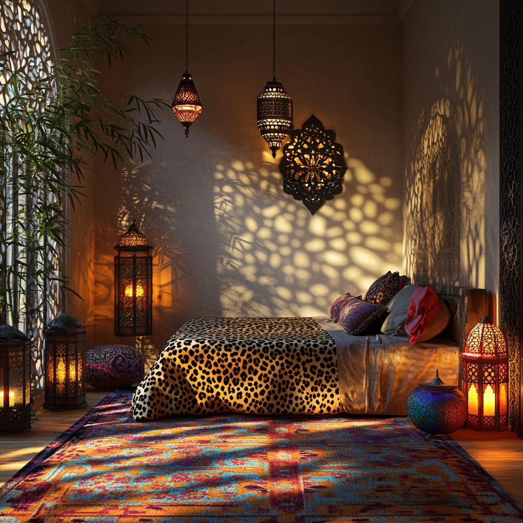 leopard print rug bedroom 77