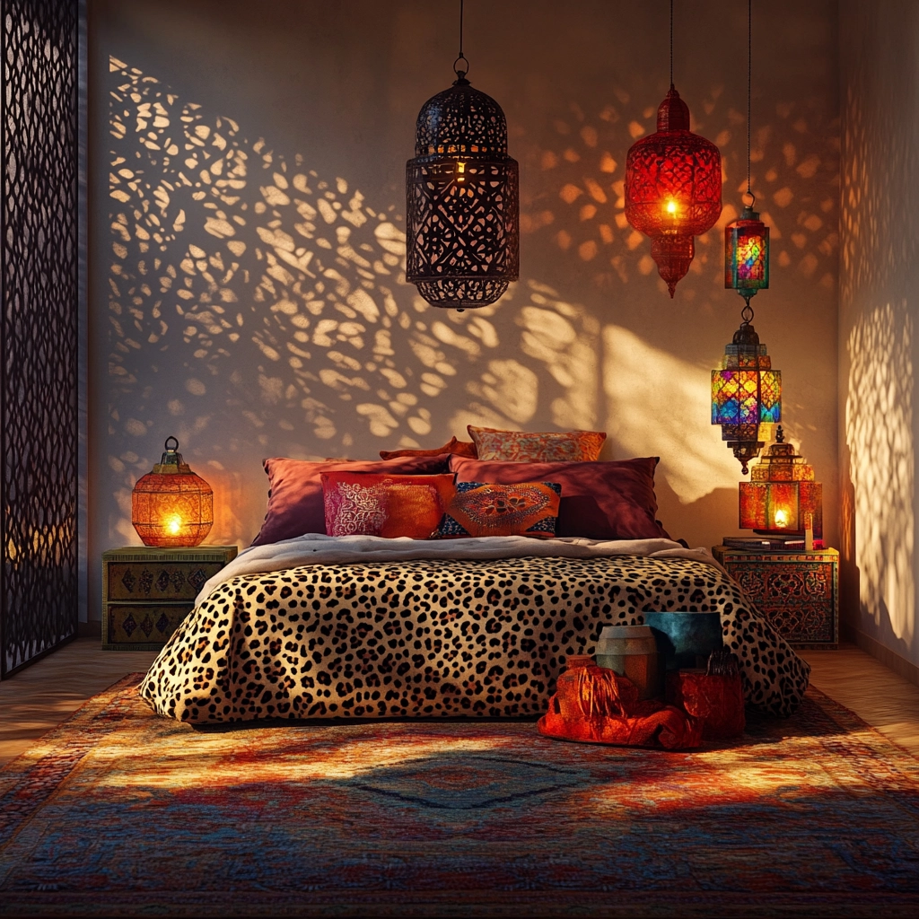 leopard print rug bedroom 78