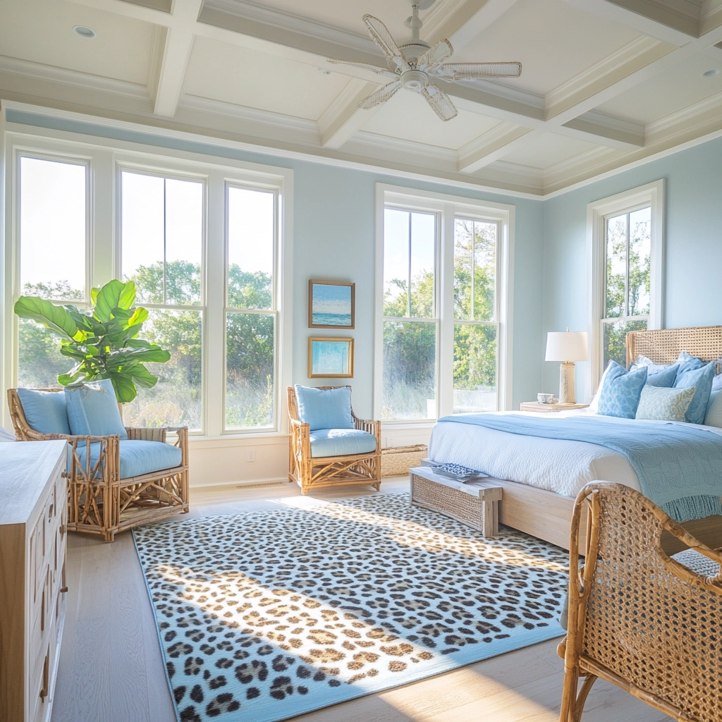 leopard rug bedroom 50