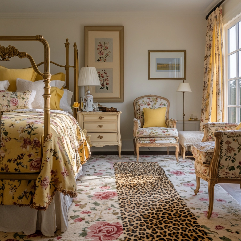 leopard rug bedroom 58