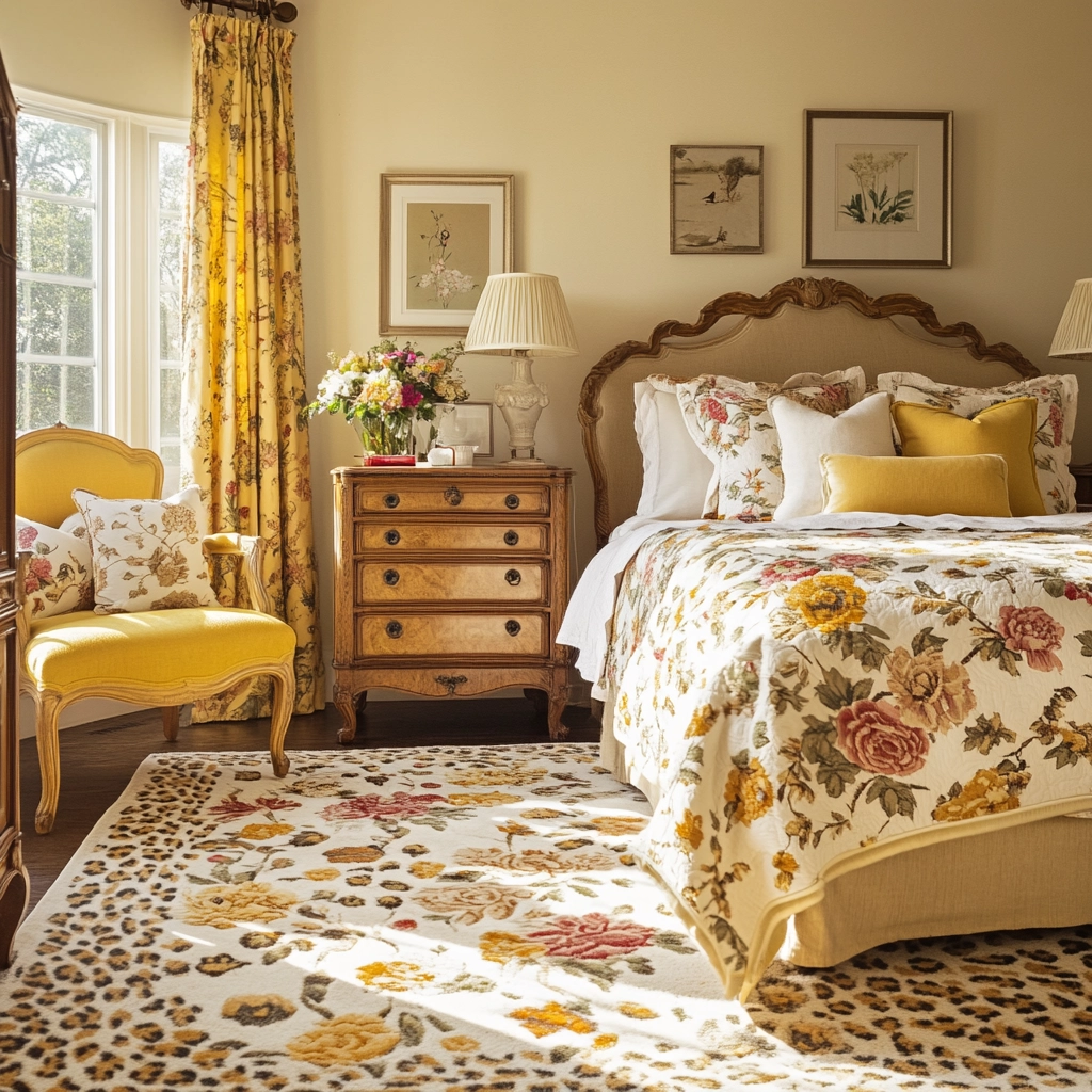 leopard rug bedroom 59