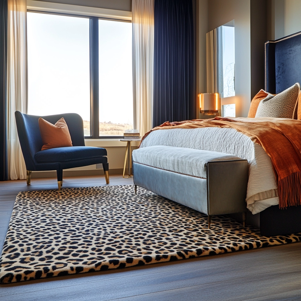 leopard rug bedroom 69