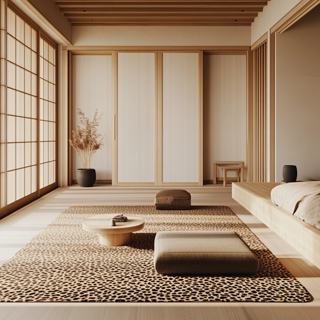 leopard rug bedroom 74