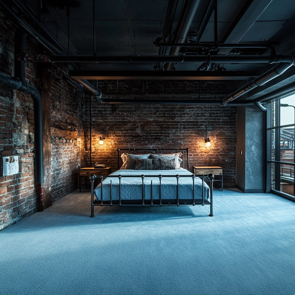 light blue carpet bedroom 18