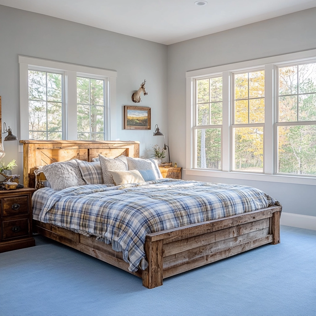 light blue carpet bedroom 26