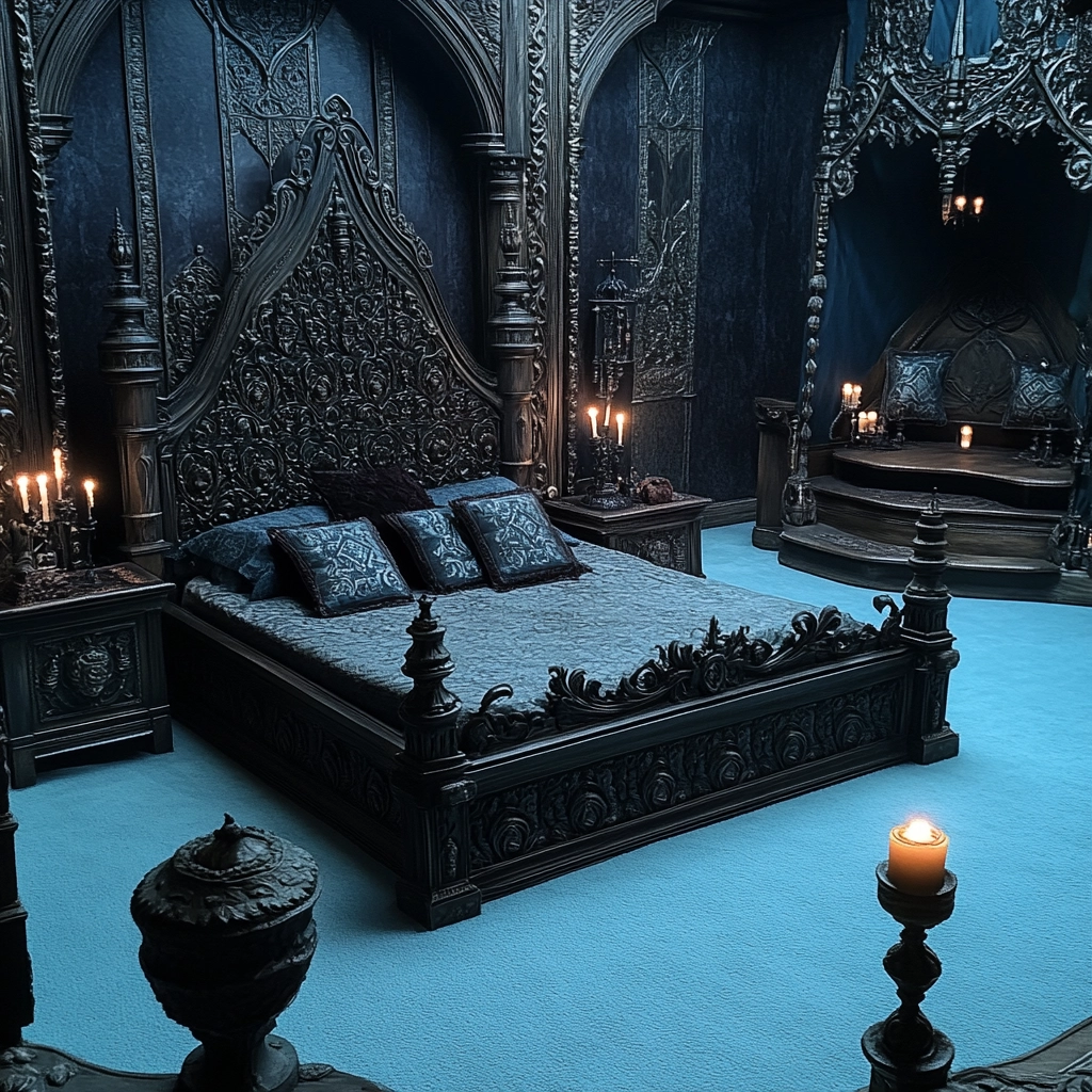 light blue carpet bedroom 48