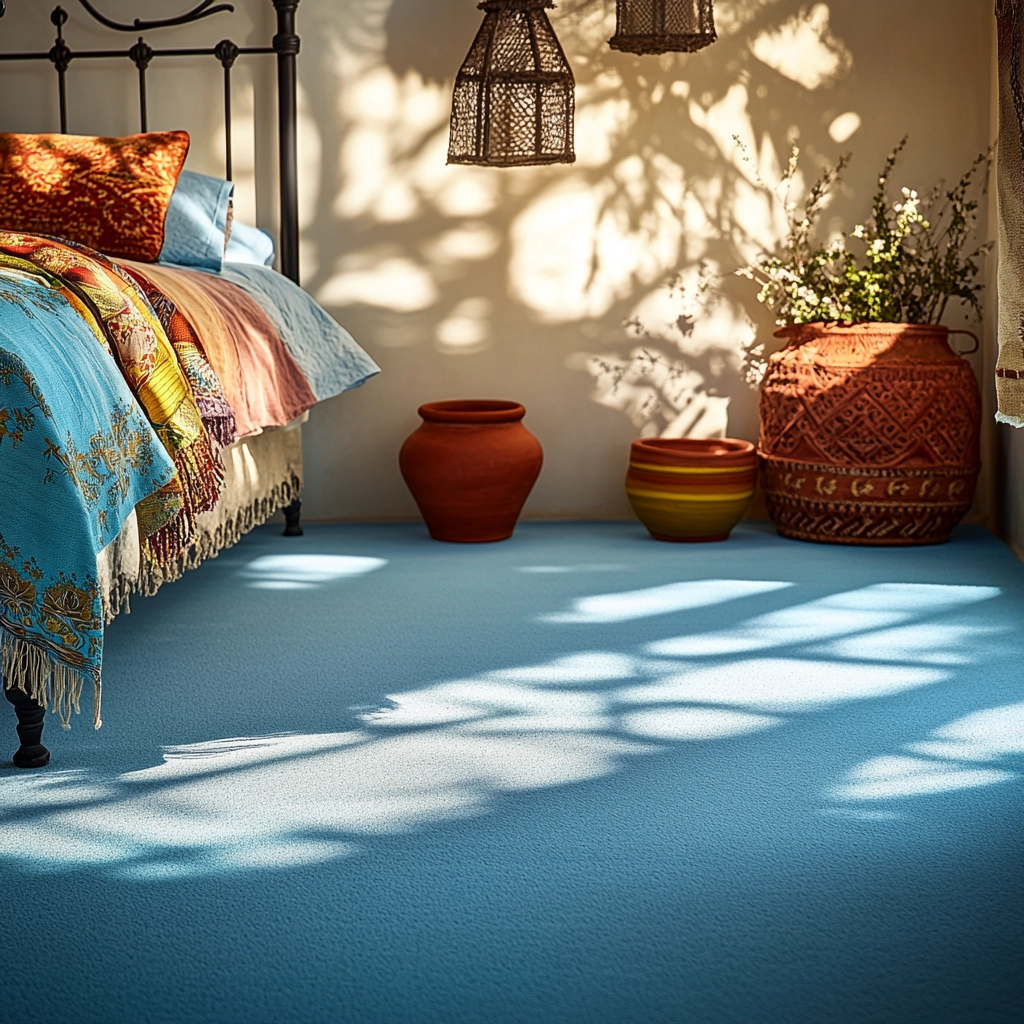 light blue carpet bedroom 60