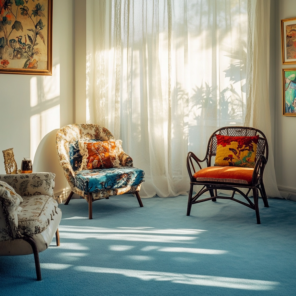 light blue carpet living room 16