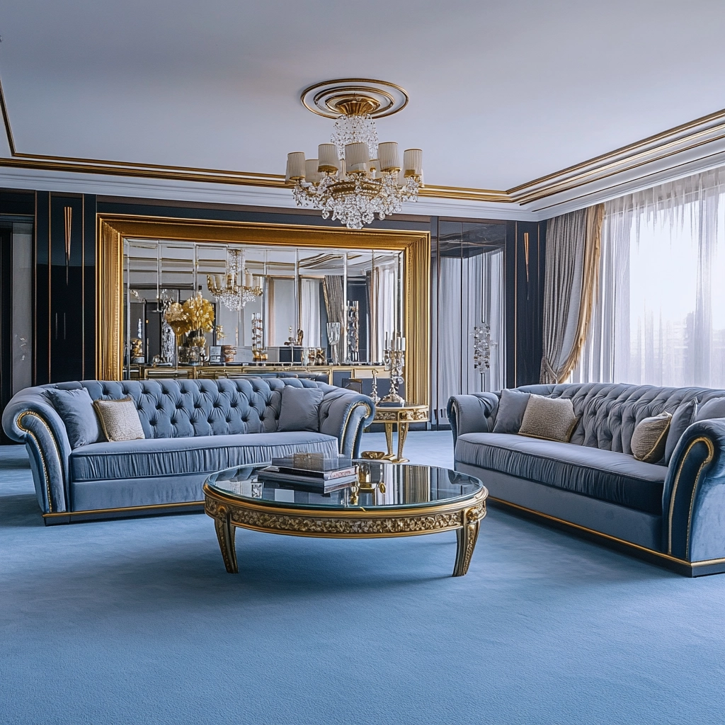 light blue carpet living room 18