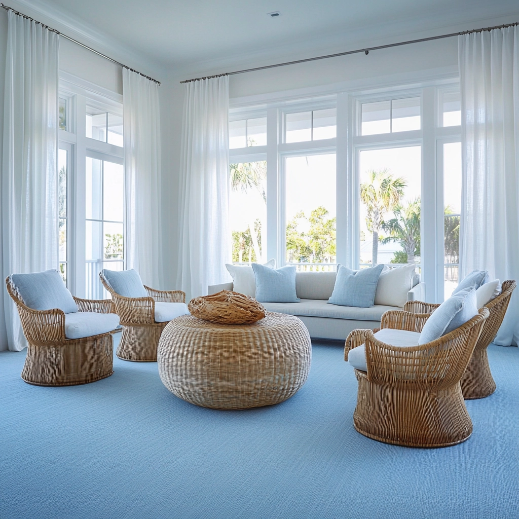 light blue carpet living room 2