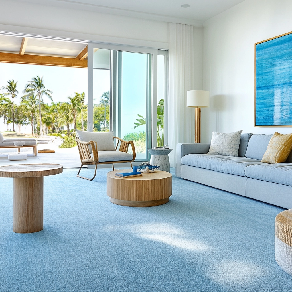 light blue carpet living room 38