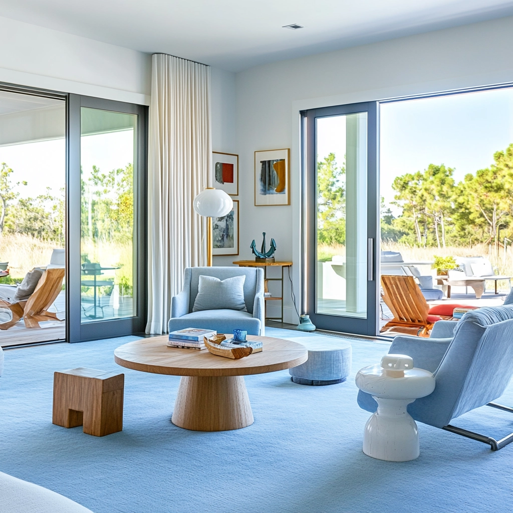 light blue carpet living room 40