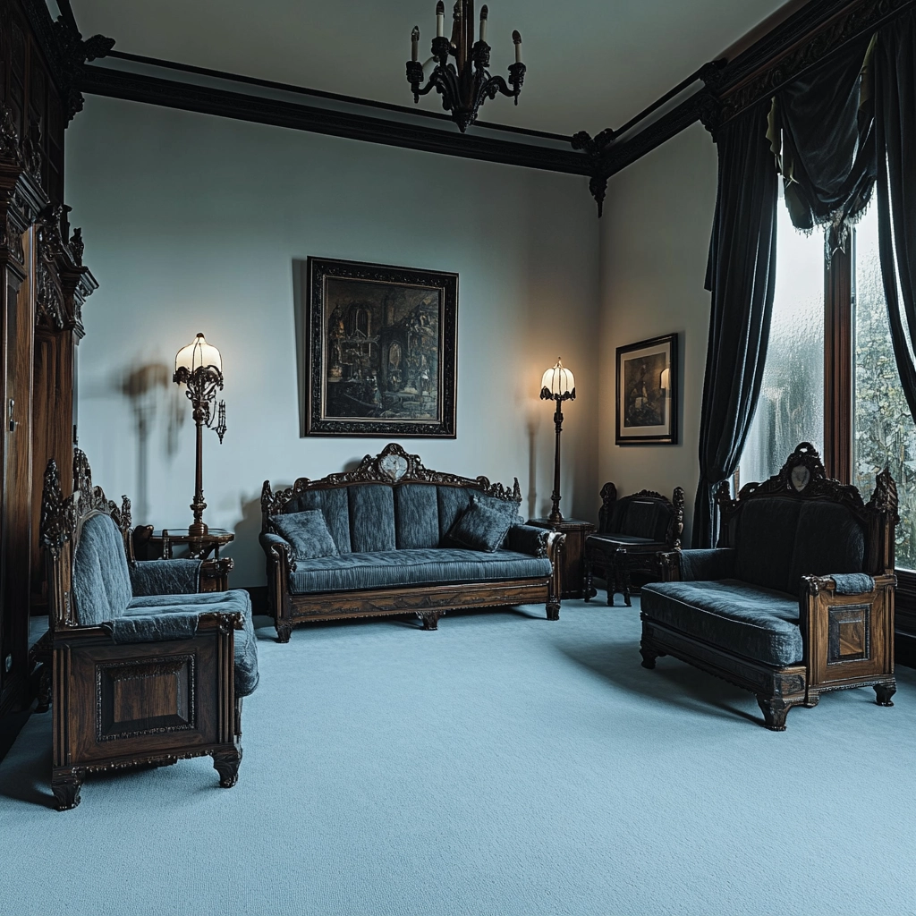 light blue carpet living room 61