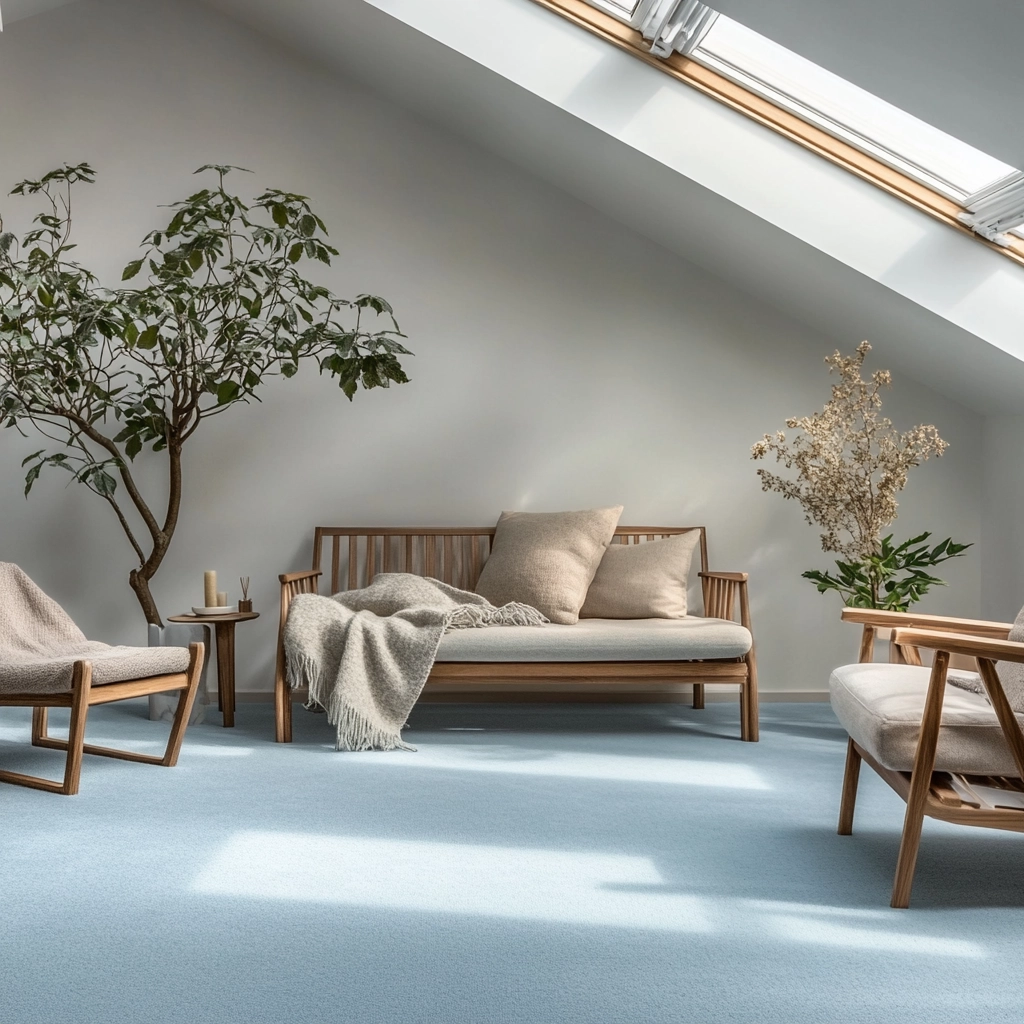 light blue carpet living room 7
