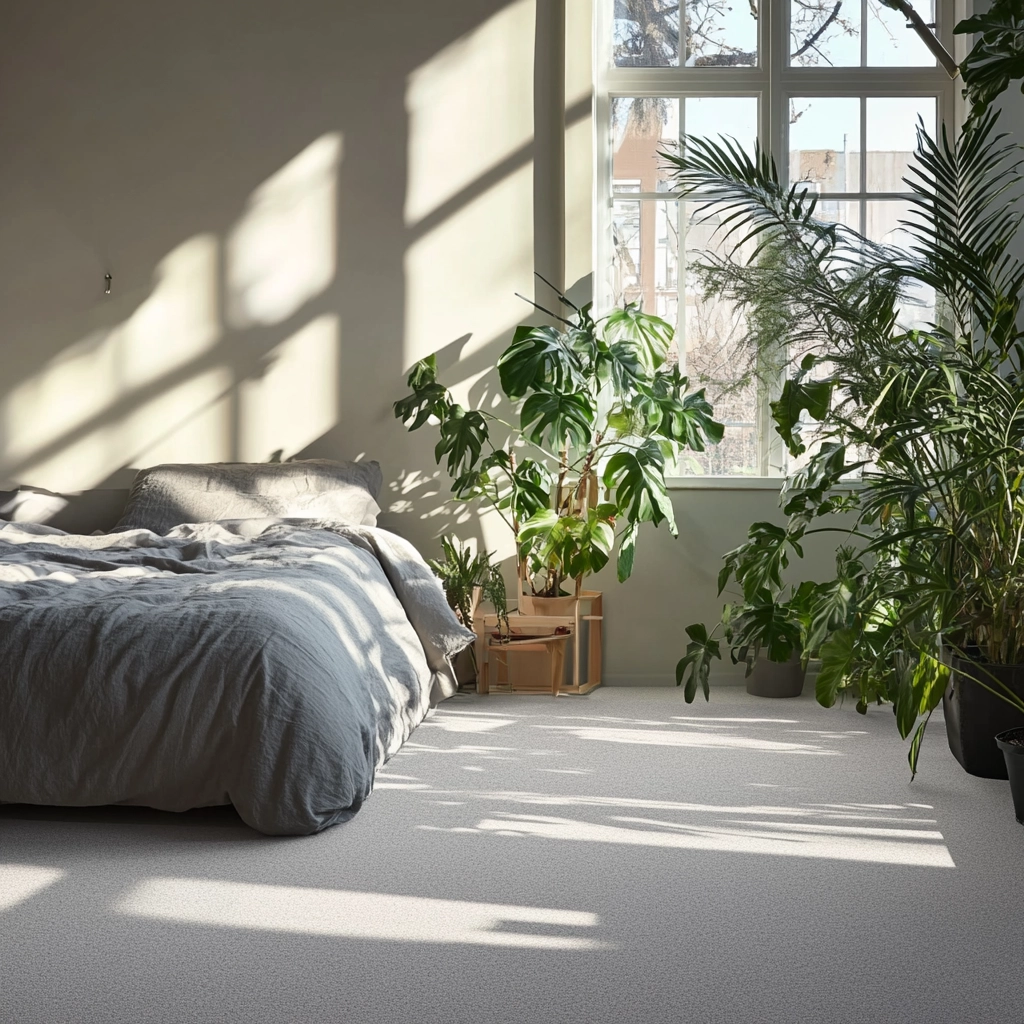 light grey carpet bedroom 75